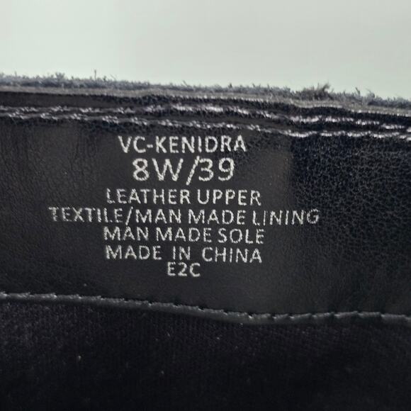 Vince Camuto Kenidra Boots Women's 8W Black Suede Slouchy Winter Western Festive - Picture 7 of 10